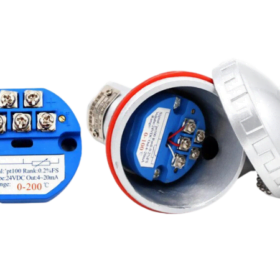 Pt100 3 wire RTD | KNE Head with 4-20mA Temperature Transmitter